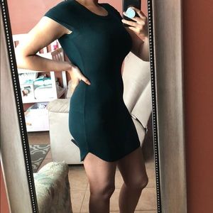 Green T-shirt Dress